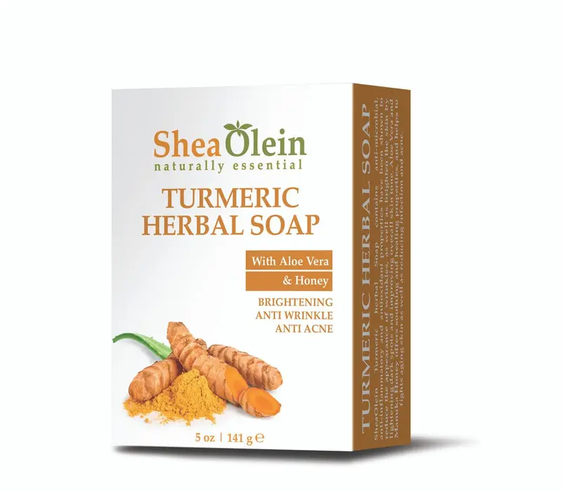 SheaOlein Naturel — Savon Curcuma, Aloe Vera et Miel