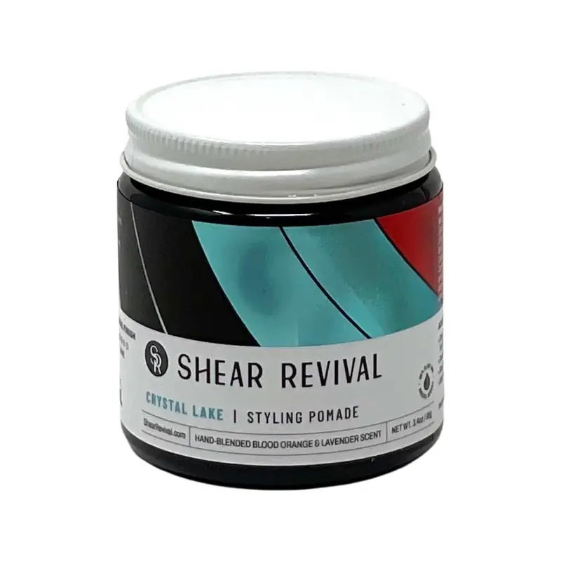 Shear Revival Crystal Lake Pommade Crème Styling – Tenue Moyenne, Fini Naturel, 96 g, Parfum Orange Sanguine & Lavande