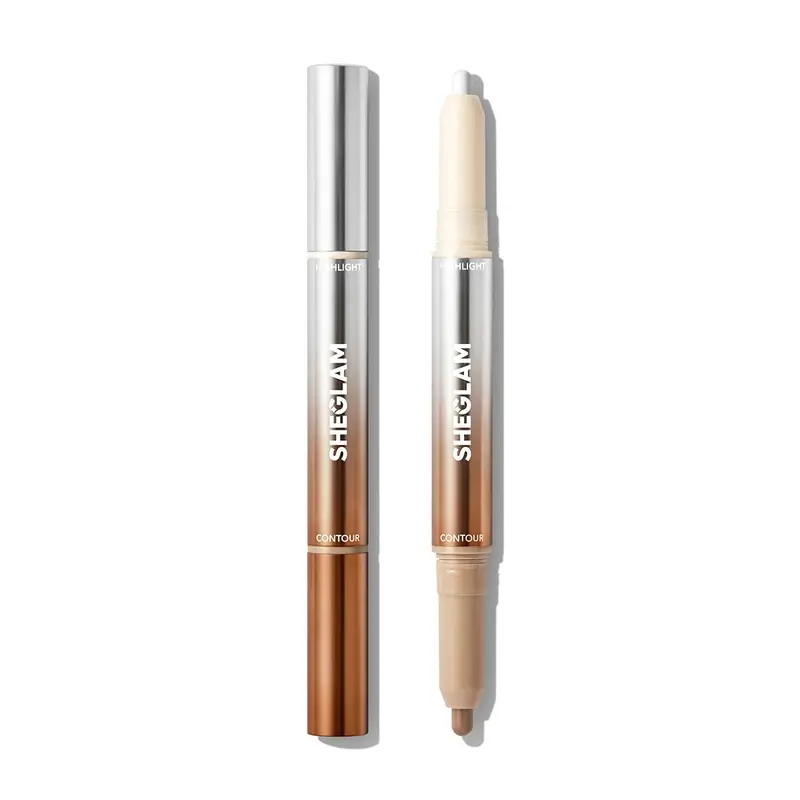 SHEGLAM Fine Line 2-en-1 Stylo Contour Nez & Highlight – Waterproof, Longue Tenue, Cruelty-Free, Buff