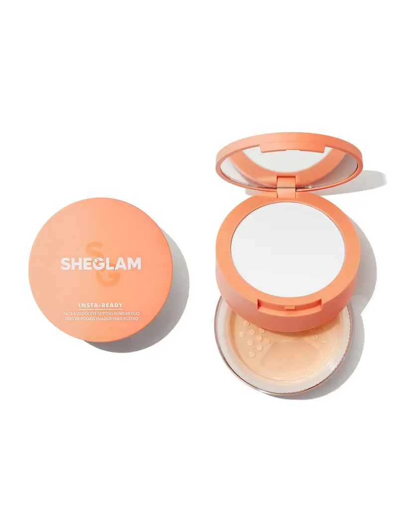 SHEGLAM Insta-Ready Poudre Libre – Fixation Yeux et Visage, Lin Naturel