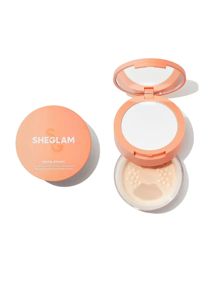 SHEGLAM Poudre libre prête à l’emploi – cernes et visage Bisque | Fixation longue durée