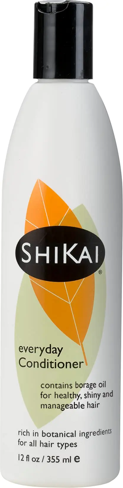 ShiKai Conditionneur Hydratant Quotidien Sans Parfum (12 oz/355 ml) | Bourrache et Huile de Jojoba | Cuir chevelu sain | Nourrit et éclaire les longueurs | Végan