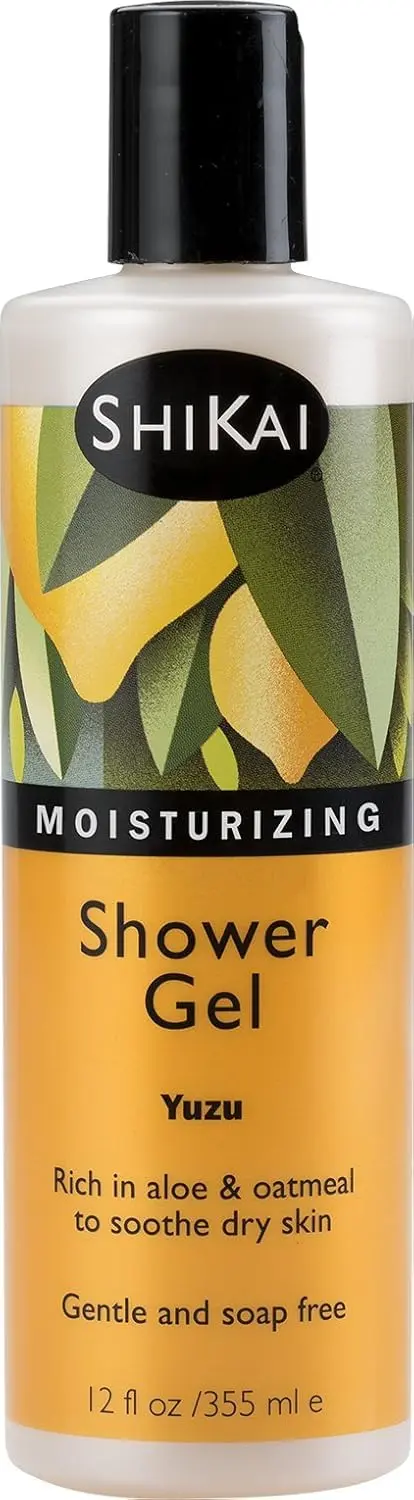 ShiKai Gel Douche Hydratant au Yuzu – Sans Savon, Aloe Vera & Avoine, 12 oz