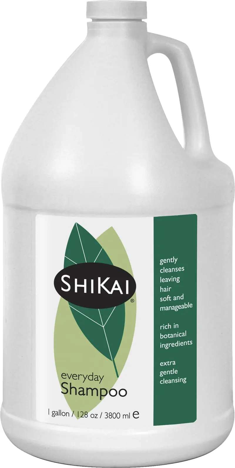 ShiKai Shampoing Doux Quotidien (3,785 L) | Formule légère et peu détergente | Aloe Vera pour cheveux sains et brillants
