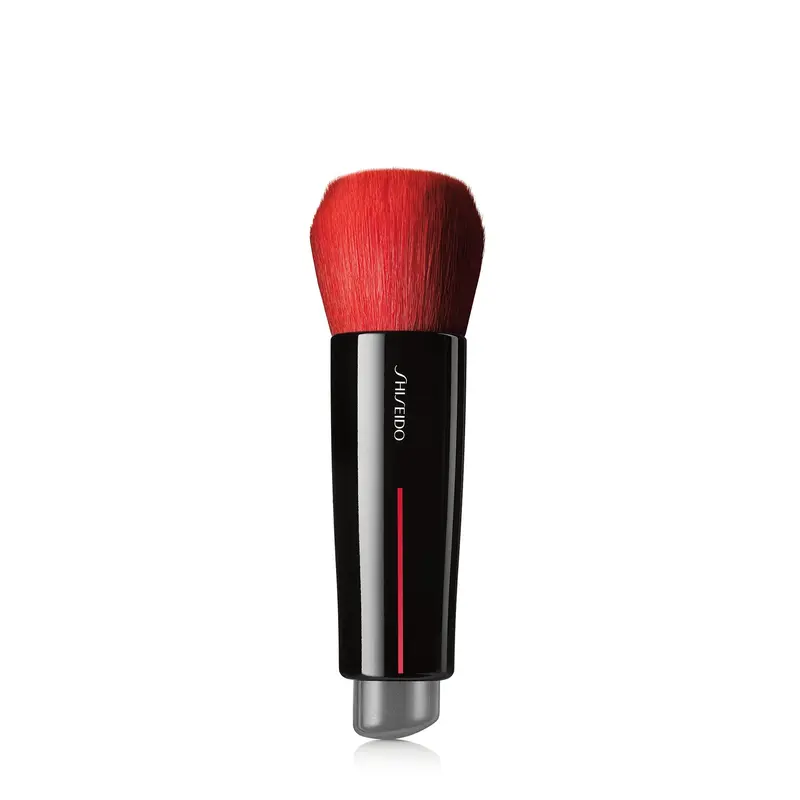 Shiseido Daiya Fude Face Duo – Pinceau double-face pour couvrance homogène (crèmes, poudres, liquides et gels)