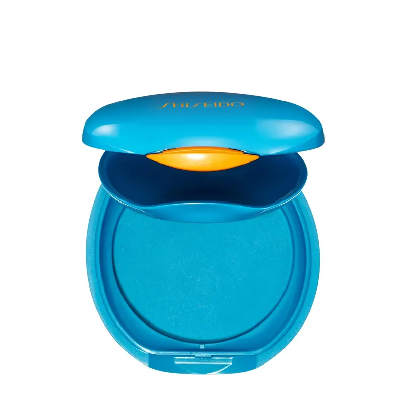 Shiseido Étui maquillage vide petit pour fondation UV protectrice – format voyage