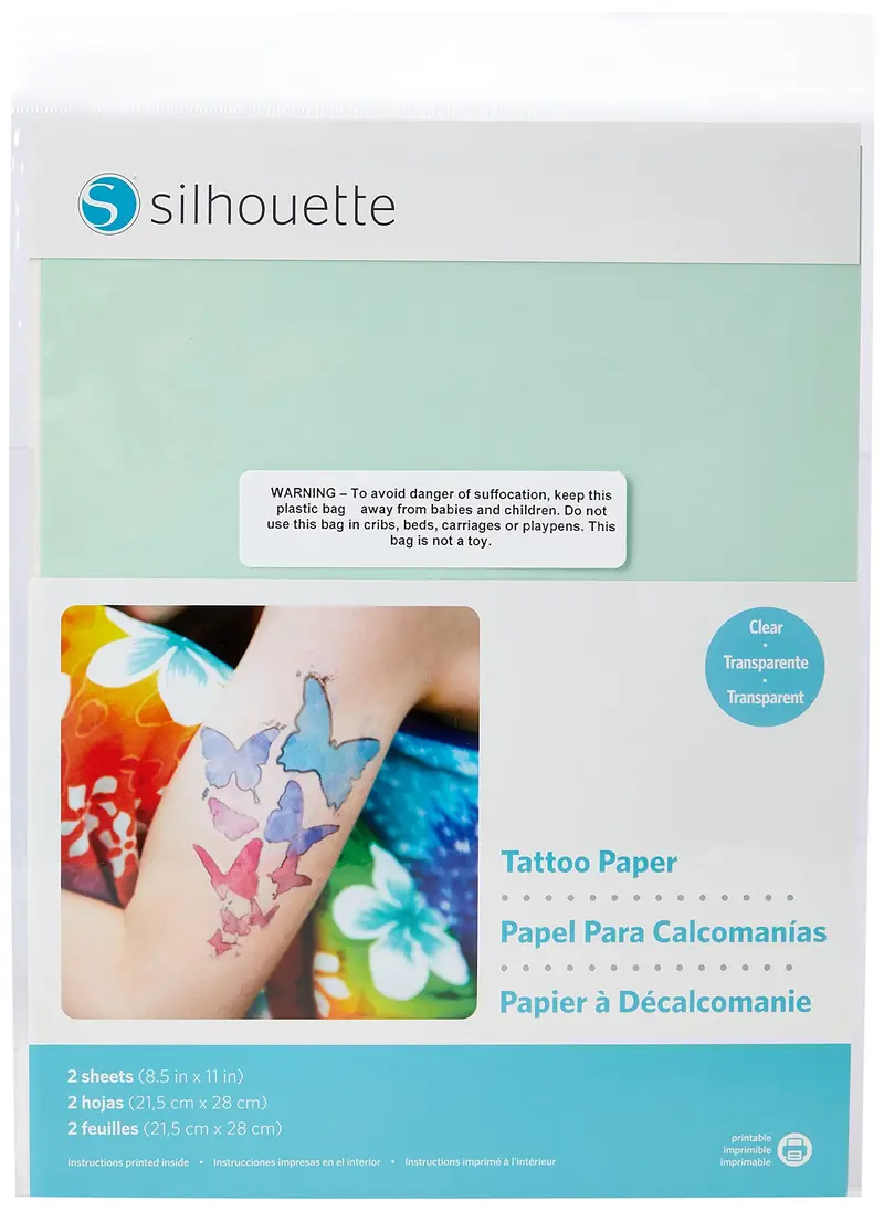 Silhouette America – Papier tatouage temporaire Media-Tattoo