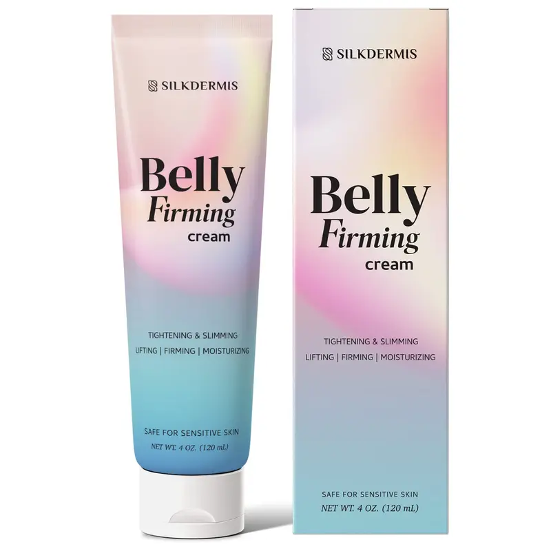 SILKDERMIS Crème Raffermissante B Flat Belly – Fermeté du ventre, cuisses et fesses, hydratante, 120 ml