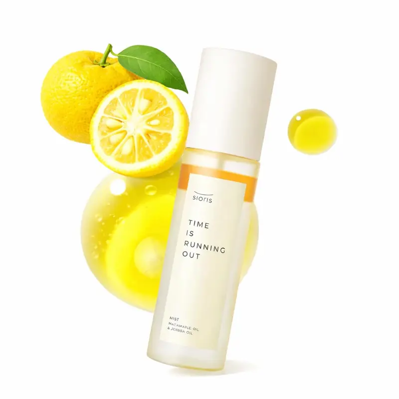 SIORIS Temps qui Court Brume Visage Bio et Vegan – Hydratation pour peaux sensibles, finition voile de verre 100 ml