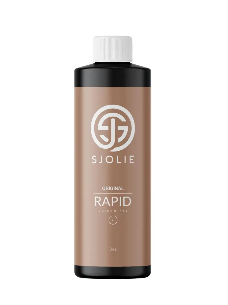 SJOLIE Sunless – Bronzage en spray rapide en 1 heure, base olive | Formulation végane sans Erythrulose