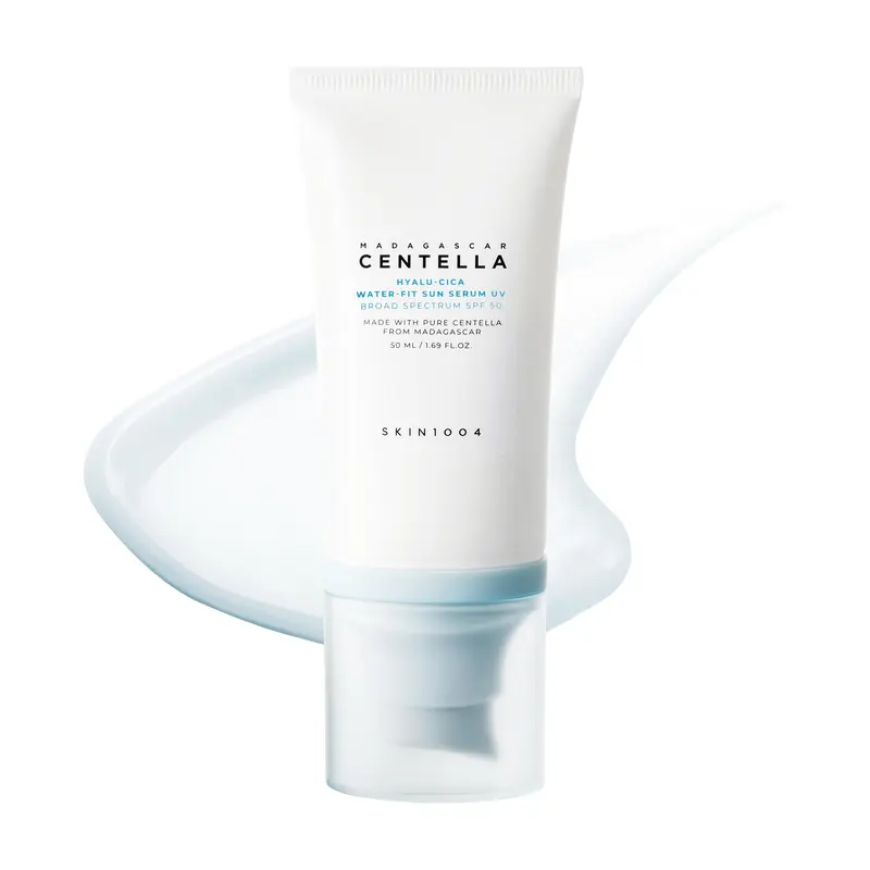 SKIN1004 Madagascar Centella Hyalu-Cica Water-Fit Sun Serum SPF50 – Hydratant léger et Protection UV
