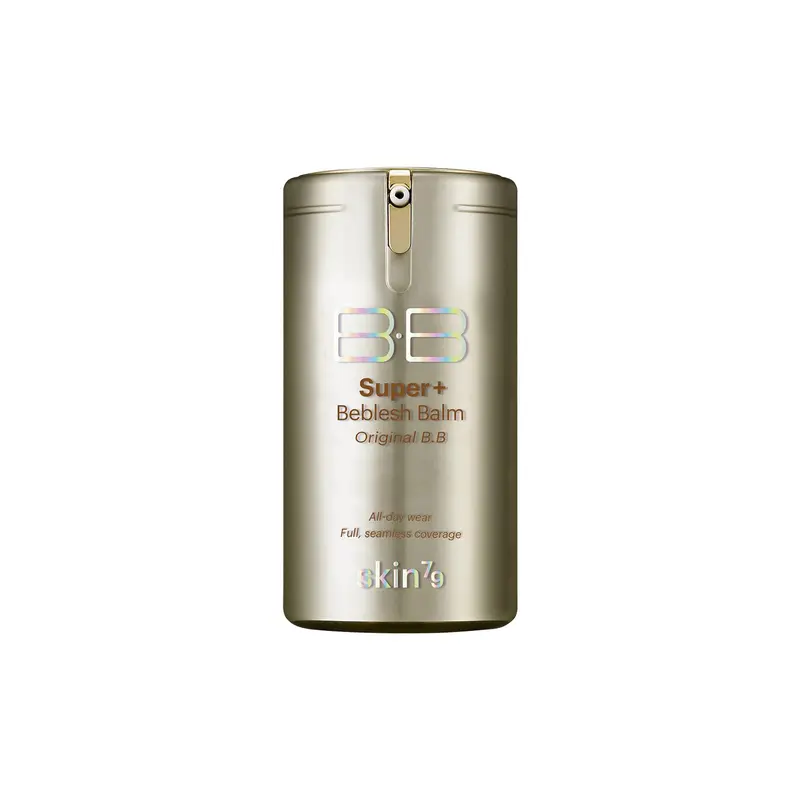 SKIN79 BB doré Super Plus Beblesh Balm 40 g – Version americaine exclusive, fabriqué en Corée, teinte naturelle #21