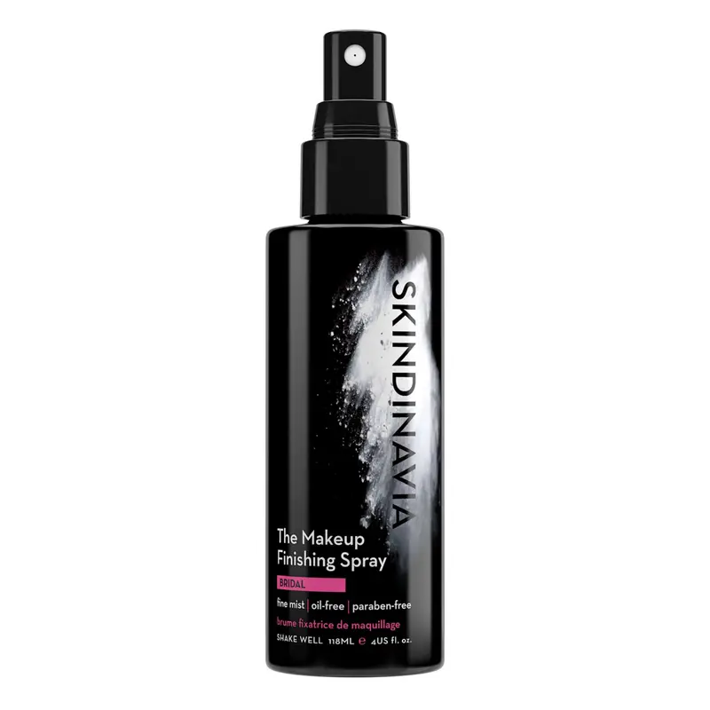 Skindinavia Fixateur Maquillage – Spray de Finition Mariage, Tenue Longue jusqu’à 16h, Étanche & Résistant à la Chaleur, 4 oz