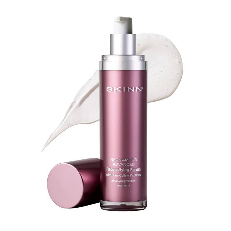 SKINN Neck Amour – Sérum redensifiant pour le cou | Soin anti-âge avec cellules souches végétales, niacinamide et peptides
