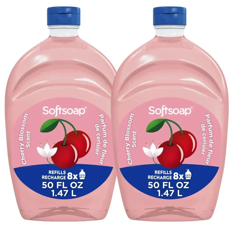 Softsoap Senteurs Saisonnières – Recharge XXL 100 oz, 2 x 50 oz, Citron Meyer