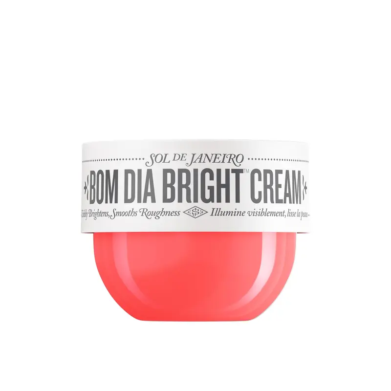 Sol de Janeiro Bom Dia AHA Crème pour le corps – Éclat et Douceur (75 ml, taille voyage)