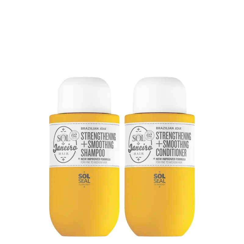 SOL DE JANEIRO Joia Brésilienne – Ensemble Shampoing et Après-Shampoing Réparateur Voyage