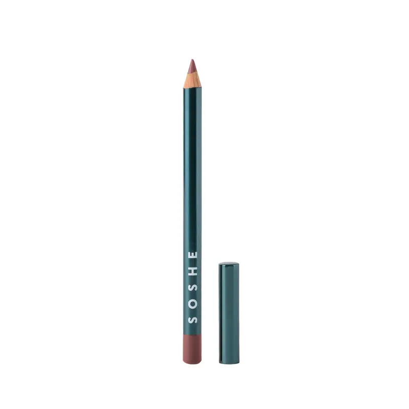 SOSHE Beauté - Crayon Contour Lèvres Glisse Sans Effort Speakeasy Mauve Poussiéreux | Hydratant, Précis, Cruelty-Free, Certifié Neutre en Plastique