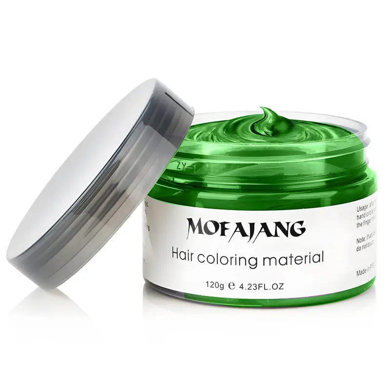 SOVONCARE – Cire capillaire temporaire verte, coloration lavable et tenue longue durée (4,23 oz) pour fêtes et cosplay
