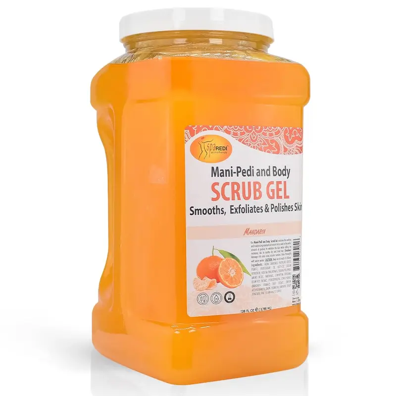 Spa Redi Pédicure Scrub Gel Mandarine — Exfoliant hydratant pour les pieds
