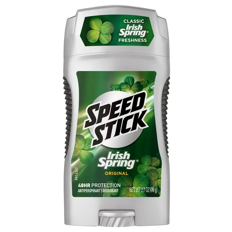 Speed Stick Antiperspirant et Déodorant Irish Spring Original – Lot de 6, 2,7 oz