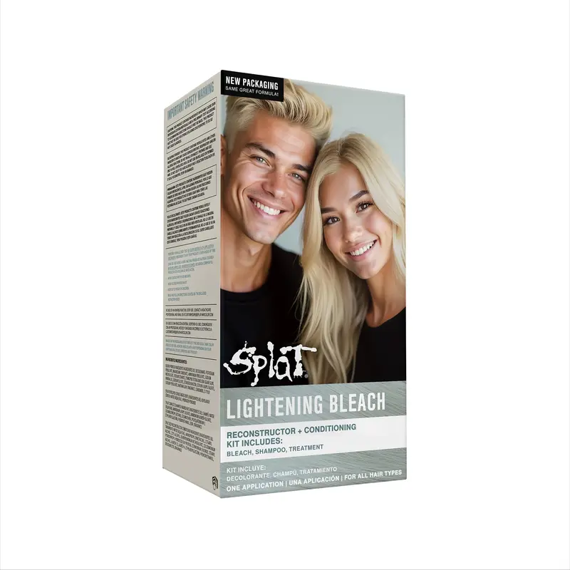 Splat Lightening Bleach Kit – Décoloration 3–5 niveaux, vegan & cruelty-free