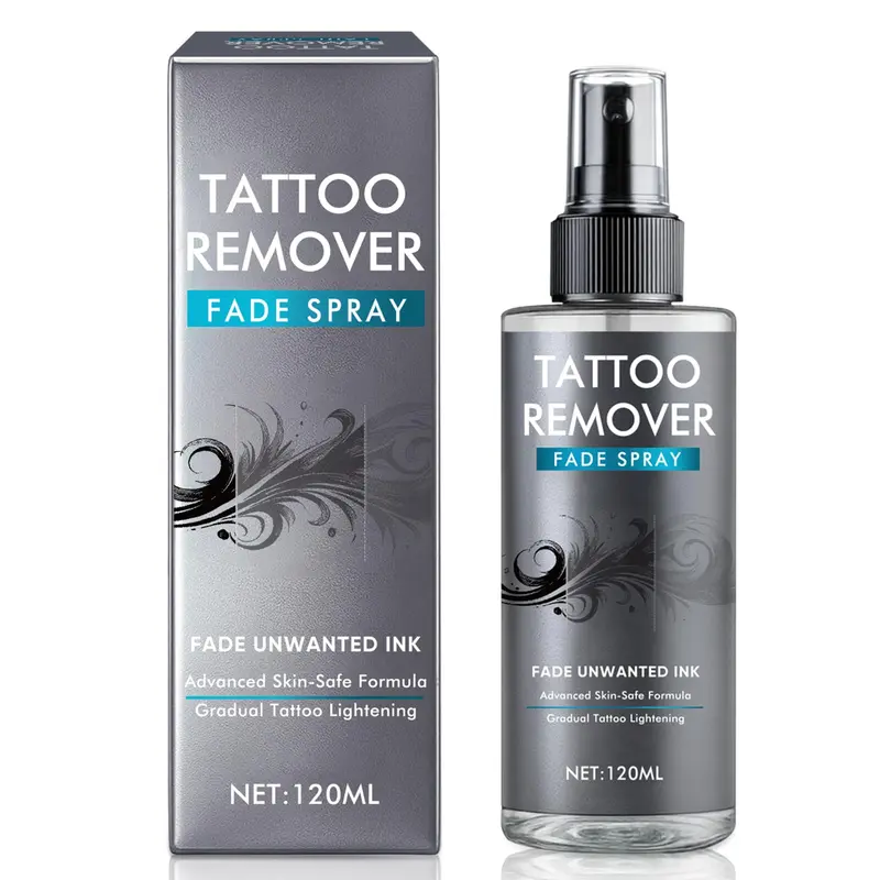 Spray estompe-tatouage Richie House – Formule naturelle professionnelle, estompe les tatouages sans laser, non invasif