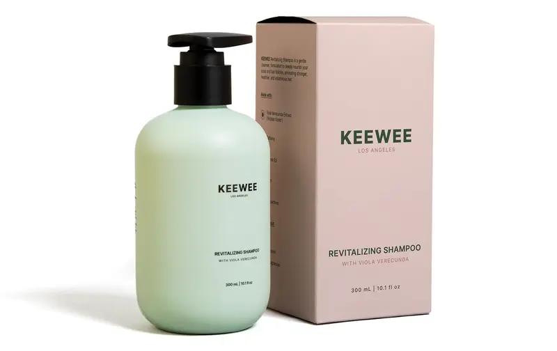 SRILabs KEEWEE Shampooing Croissance Cheveux – Biotine, Niacinamide, Thé Vert & Ginkgo | Sans Sulfates