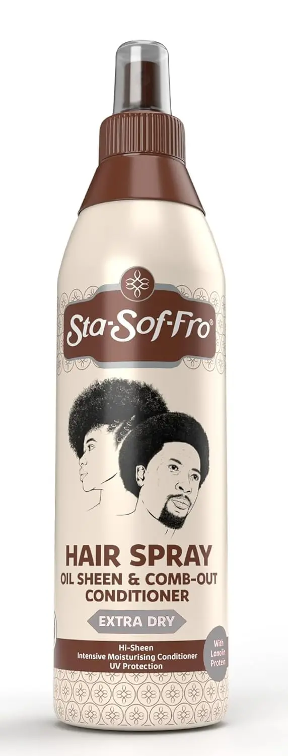 Sta-Sof-Fro Soin Spray Démêlant Cheveux Secs au Lanoline – 350 mL