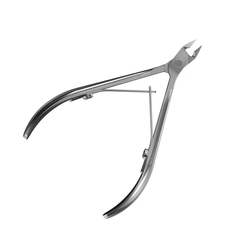 Staleks KM-04 Pinces Cuticule – Longueur Totale ~10 cm, Lame de coupe ~0,5 cm, Acier Inox AISI 420, Affûtage Manuel