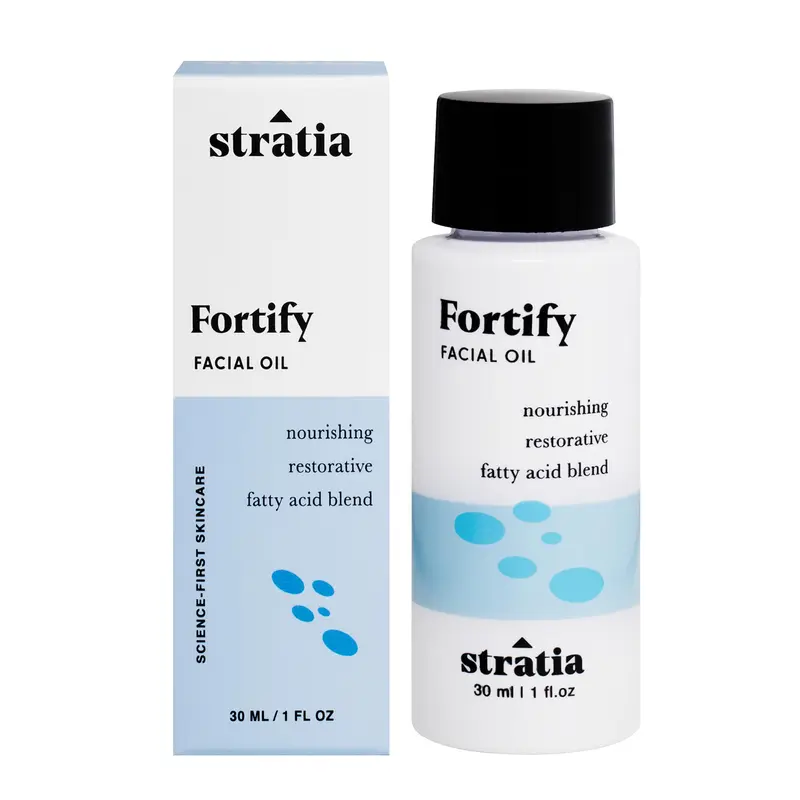 Stratia Fortify – Huile Visage Restauratrice | Mélange Oméga pour peau sèche et sensible – 30 ml