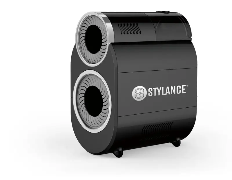 STYLANCE Nettoyeur automatique de brosse à cheveux – Nettoyage rapide et professionnel (noir)