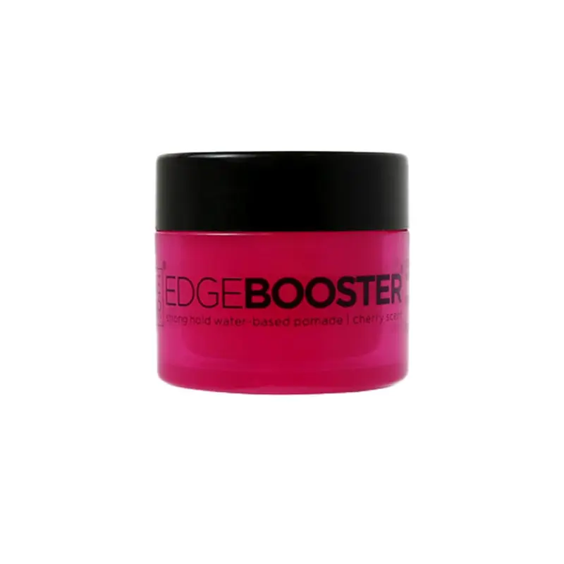 Style Factor EDGEBOOSTER Pommade à base d'eau – Fixation Forte et Brillance Élevée, 0,85 oz Cerise (Format voyage)
