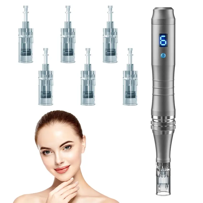 Stylo Dermastamp 0,25 mm – DAHOZE, alternative portable au rouleau de micro-aiguille pour soins à domicile