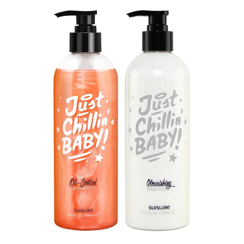 Suisuaie Shampoing Clarifiant et Après-Shampoing – Cheveux Gras, Résidus et Pointes Sèches – 960 ml