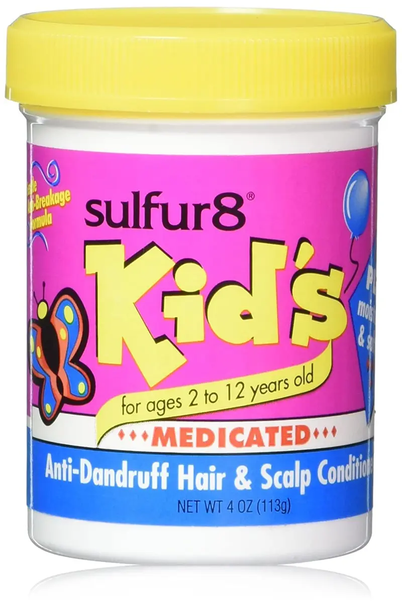 Sulfur 8 – Conditionneur Enfant 4 oz | Hydratation Douce & Démêlage Facile
