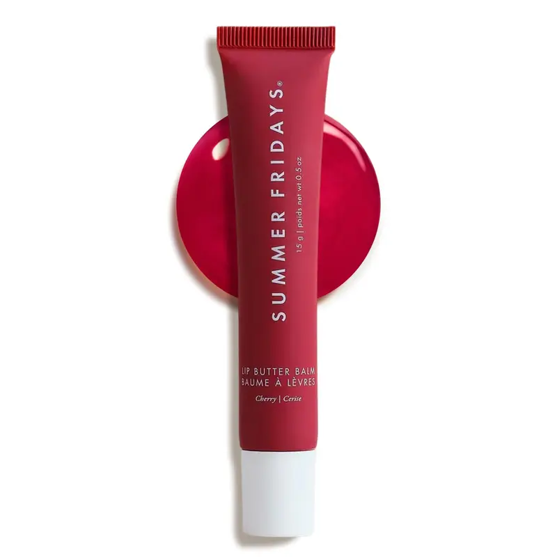 Summer Fridays – Baume à lèvres teinté cerise végan, hydratation instantanée (14 g)