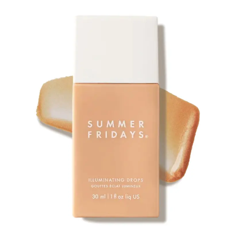 Summer Fridays Gouttes illuminatrices – Sérum hydratant à effet lumineux avec acide hyaluronique – Teint estival éclatant et barrière cutanée saine (1 fl oz)