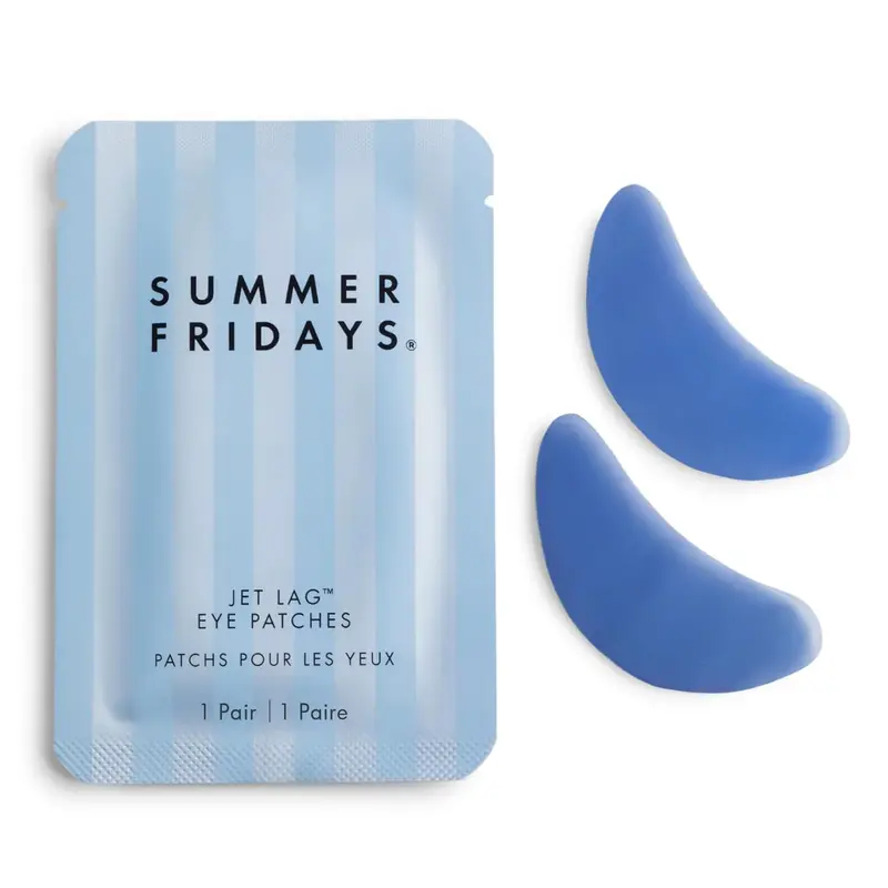 Summer Fridays Jet Lag Patch Yeux – Hydratants & Dépuffants, Hydrogel, Caféine & Peptides (6 Paires)