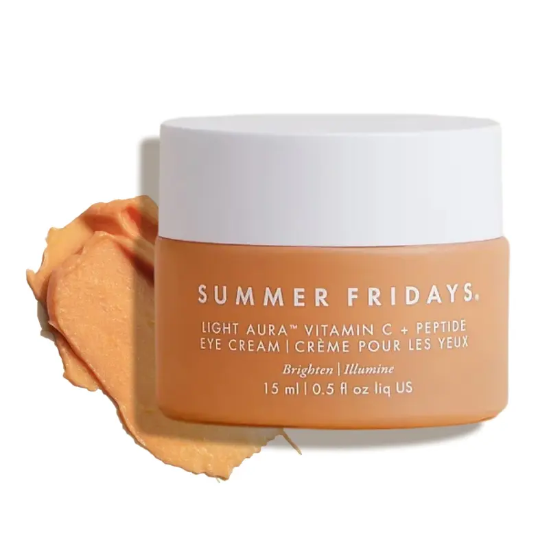Summer Fridays Light Aura Crème Yeux Vitamin C + Peptide – Éclat et Hydratation du Regard