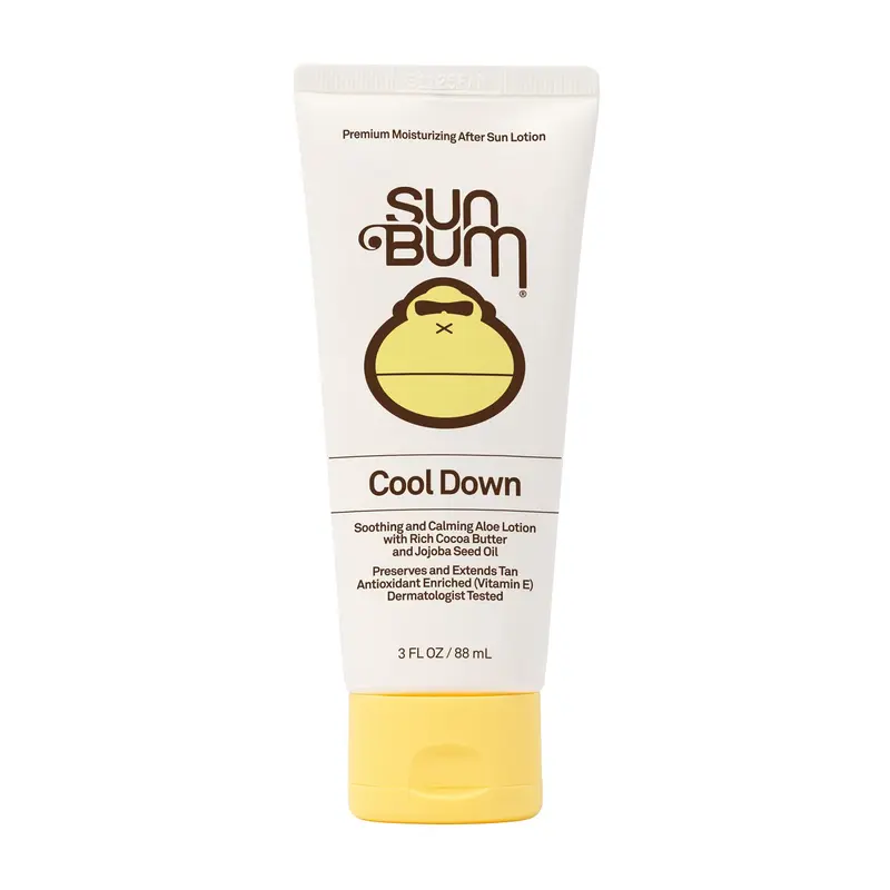 Sun Bum Cool Down Lotion Aloe Vera – Soin Après-Soleil Végan Hydratant, Format Voyage 3 oz