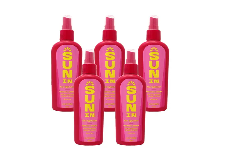 Sun-In Décolorant en Spray pour Cheveux – Brise Tropicale, Lot de 5