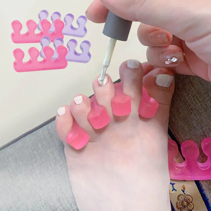 SUNFATT Séparateurs d’orteils en gel doux – pour pédicure et salon