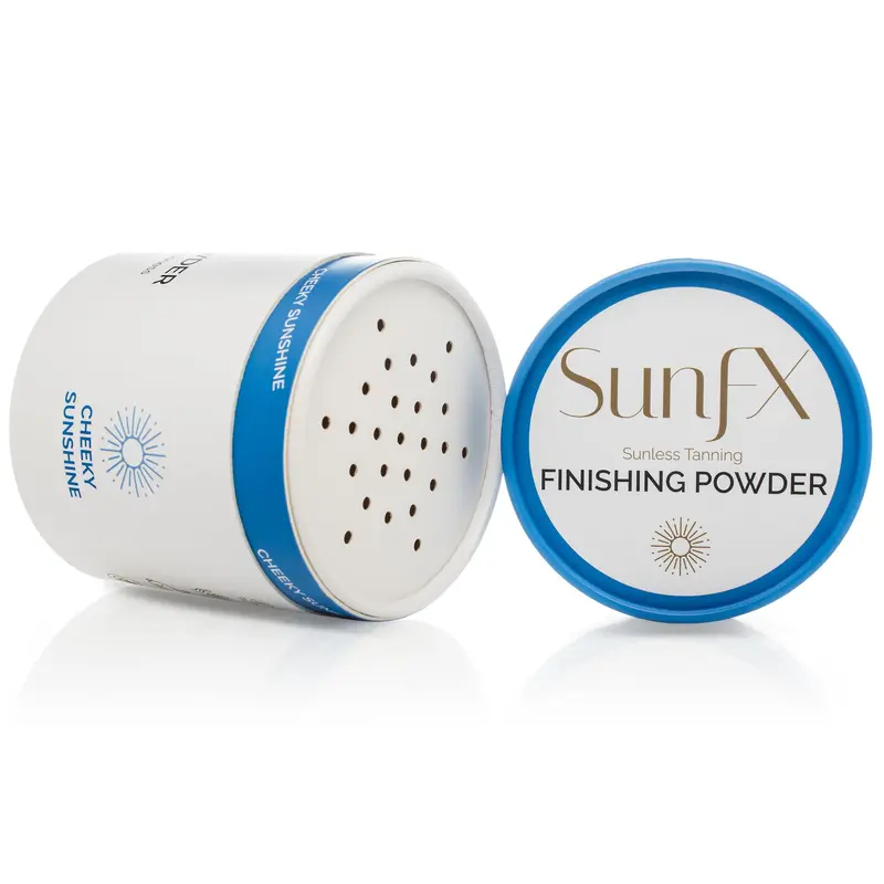 SunFX Poudre Finissante Translucide Sans Talc pour Spray Tan – Parfum Tropical