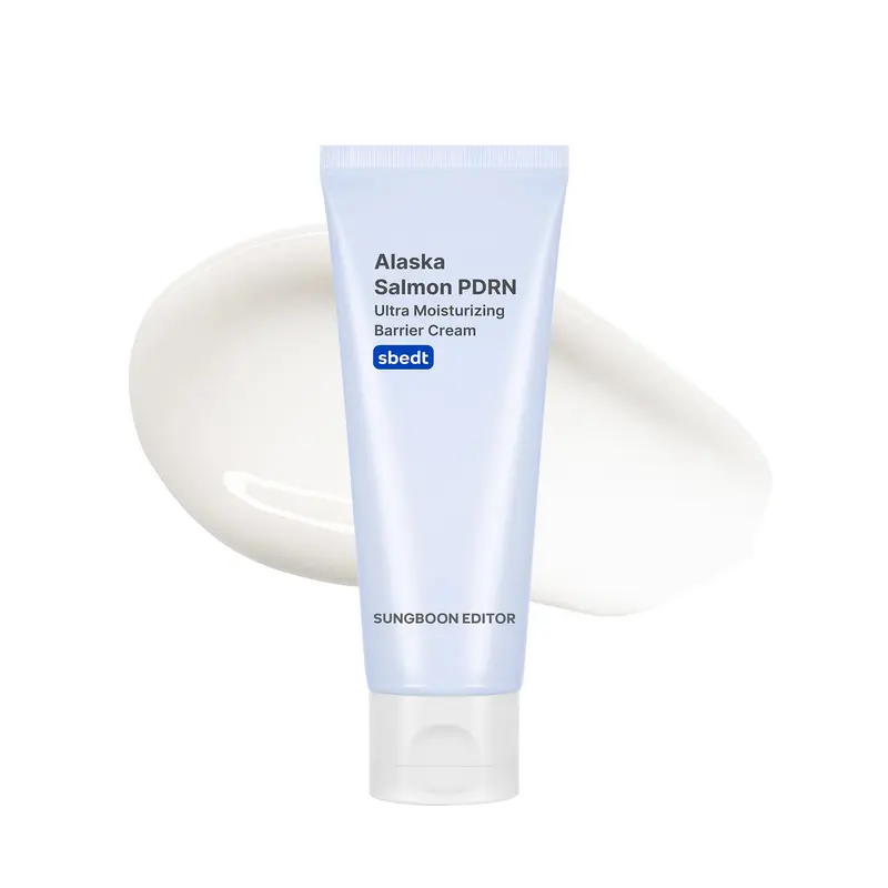 SUNGBOON EDITOR Alaska PDRN Crème Barrière Ultra-Hydratante — Acide Hyaluronique & Céramide, Hydratation & Anti-Âge pour Peau Mature, 50 ml
