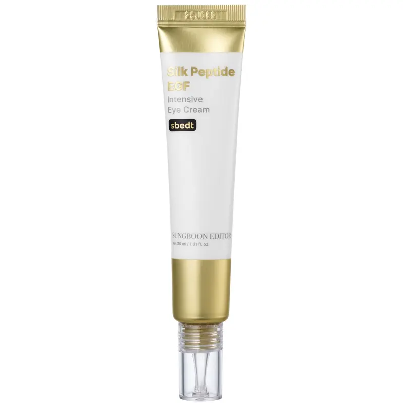 SUNGBOON EDITOR Crème Yeux Silk Peptides EGF Intensive – Hydratation et Fermeté du Contour des Yeux, 30 ml