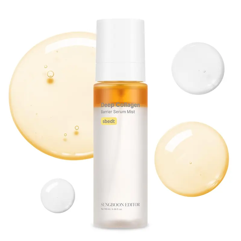 SUNGBOON EDITOR Deep Collagen Barrier Serum Mist – Hydratation et Éclat | Collagène + Vitamine C | 100 ml | Cadeau Saint-Valentin