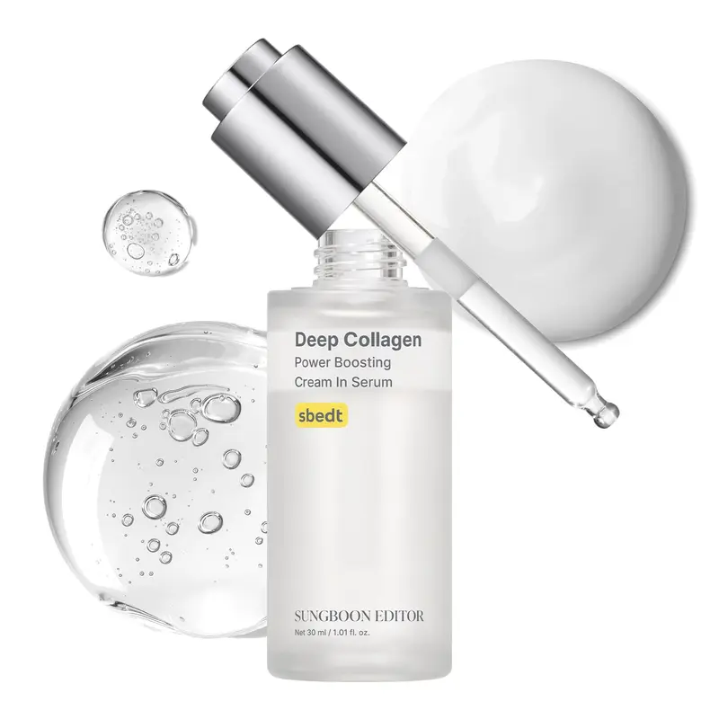 SUNGBOON EDITOR Sérum Collagène Profond | Volufiline + Collagène + Niacinamide | Hydratant et Lissant | Soins Coréens, 30 ml | Cadeau Saint-Valentin pour femme