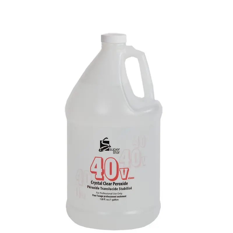 Super Star 40V Peroxyde Liquide Stabilisé – Cristal Clair, 3,8 L / 1 galon (1 unité)