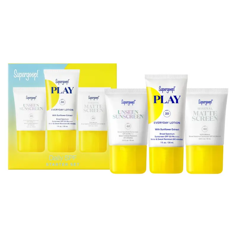 Supergoop! Daily SPF Starter – Trio de protections SPF